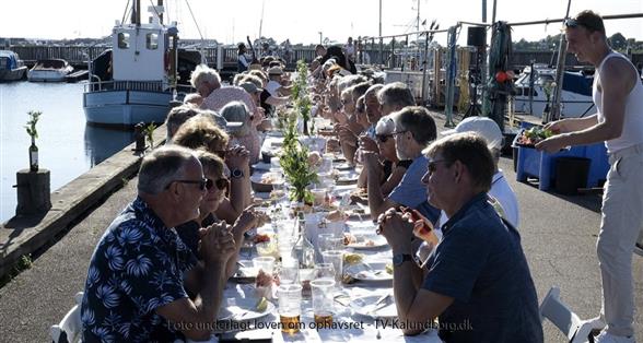 Rosé og pil selv rejer ad libitum, lørdag d. 25 Juli
